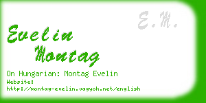 evelin montag business card
